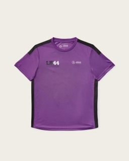 Mercedes AMG Petronas F1 sportovní triko Lewis Hamilton fialové