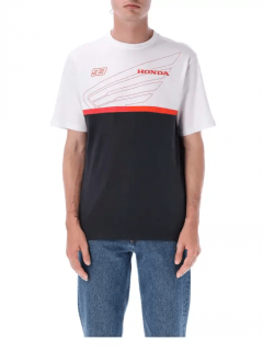 Triko HRC Honda X Marc Marquez bílé 