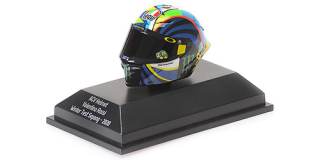 Model Minichamps přilby Valentino Rossi MotoGP test Sepang 2020 1:8
