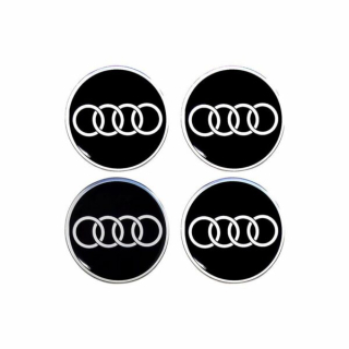 Audi set 4 3D samolepek s logem Audi
