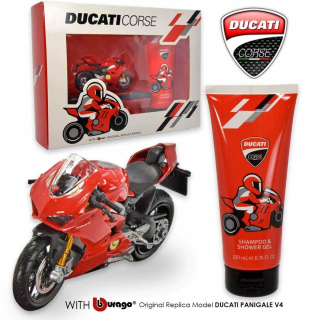Ducati sprchový gel 200 ml s modelem motocyklu - dárková sada