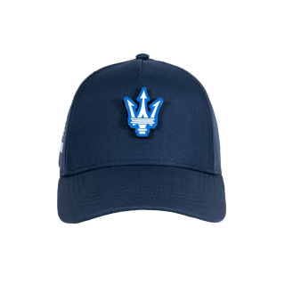 Maserati kšiltovka s logem trojzubce modrá