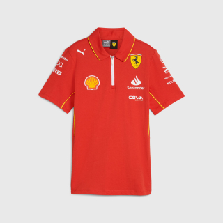 Dámská týmová polokošile Scuderia Ferrari F1 červená