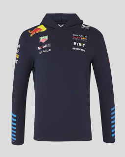 Týmová mikina s kapucí Red Bull Racing F1 tmavě modrá
