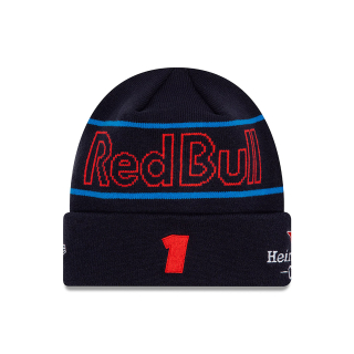 Týmová zimní čepice Max Verstappen - Red Bull Racing F1 tmavě modrá