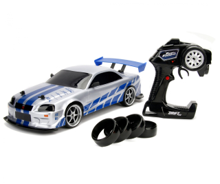 Model Rychle a Zběsile NISSAN Skyline na dálkové ovládání 1:10