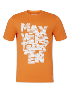 Tričko Max Verstappen - Red Bull Racing F1 POPART oranžové