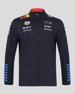 Týmová softshell bunda Red Bull Racing F1 tmavě modrá
