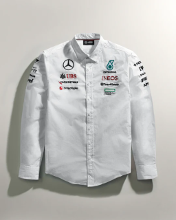 Týmová košile Mercedes AMG F1 bílá