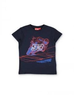 Dětské tričko Marc Marquez - Motorbike tmavě modré