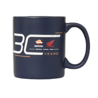 Fanouškovský hrnek Repsol Honda s motivem 30 years