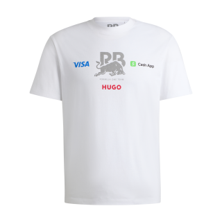 Tričko Yuki Tsunoda - Visa Cash App RB - F1 Team bílé