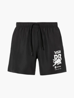 Volnočasové plavky HUGO - Visa Cash App RB černé