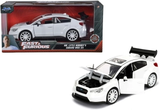 Model Rychle a Zběsile Subaru STI WRX 1:24 bílé