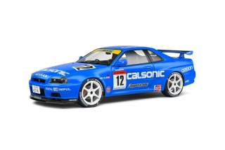 Model Solido Nissan GT-R R34 Calsonic 2000 1:18