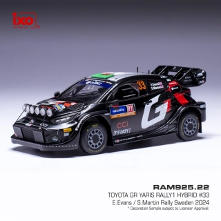 Model Toyota Yaris GR Rally Sweden Evans - Martin 1:43