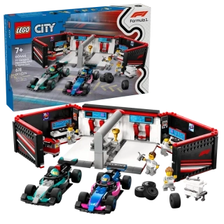 LEGO stavebnice Alpine/Mercedes - garáž Formule 1 - edice city