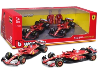 Set 2 modelů Scuderia Ferrari SF-24 1:43 BBurago