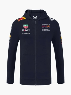 Týmová mikina na zip Oracle Red Bull Racing s logy sponzorů