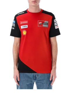 Týmové tričko Ducati Lenovo MotoGP s logy sponzorů