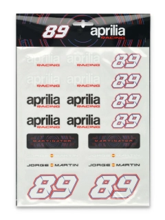 Velké balení samolepek Jorge Martin - Aprilia A4