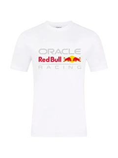 Volnočasové tričko Oracle Red Bull Racing s logem bílé CORE