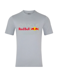Volnočasové tričko Oracle Red Bull Racing s logem šedé CORE