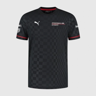 Týmové tričko Porsche Motorsport s logy sponzorů