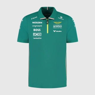 Týmová polokošile Aston Martin F1 Team s logy sponzorů