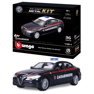 Model Bburago stavebnice Alfa Romeo Giuglia Carabinieri 1:24