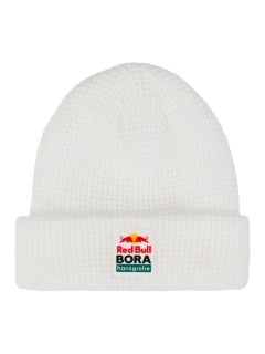 Volnočasová čepice Red Bull Bora Hansgrohe bílá s logem