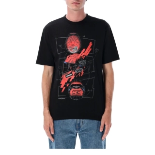 Fanouškovské tričko Marc Marquez - helmet MotoGP