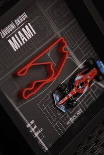 3D obraz PETROL ART - Carlos Sainz - Miami