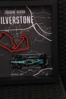 3D obraz PETROL ART - Fernando Alonso - Silverstone