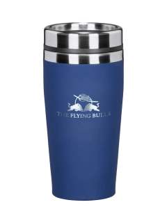 Red Bull - cestovní hrnek The Flying Bulls modrý