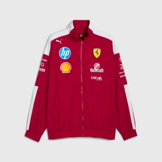 Týmová větrová bunda Scuderia Ferrari F1 s logy sponzorů