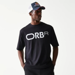 Volnočasové tričko Oracle Red Bull Racing NE GRPHC tmavě modré - oversize
