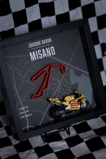 3D obraz PETROL ART - Francesco Bagnaia - Misano