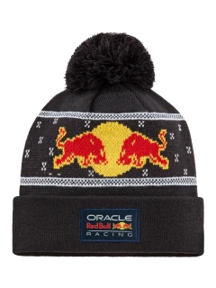 Zimní čepice Red Bull Racing s logem - vánoční edice