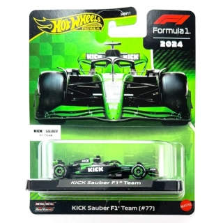 Model Hot Wheels F1 Premium - Valtteri Bottas KICK Sauber F1 1:64