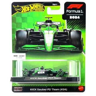 Model Hot Wheels F1 Premium - Zhōu Guànyǔ KICK Sauber F1 1:64