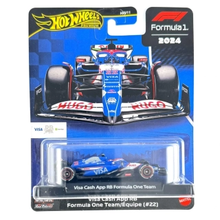 Model Hot Wheels F1 Premium - Yuki Tsunoda Visa Cash App RB F1 1:64