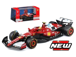 Model Scuderia Ferrari SF-25 BBurago #44 Lewis Hamilton 2025 1:43 Signature