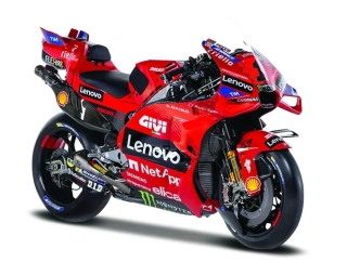 Model Maisto MotoGP Ducati Desmosedici GP24 #1 F. Bagnaia 2024 1:6
