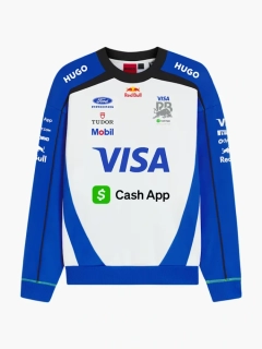 Mikina Visa Cash APP Racing Bulls s logy sponzorů - týmová edice