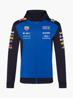 Mikina na zip Oracle Red Bull Racing s logy sponzorů - týmová edice