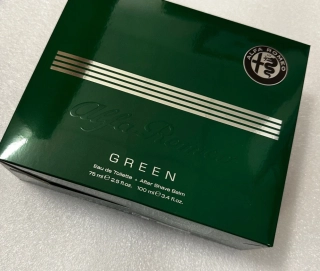 Alfa Romeo Green Eau De Toilette 75 ml + After Shave balzám 100 ml dárková sada