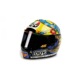 Model přilby MotoGP Valentino Rossi Brazilie 1999 Jacarepaguà 1:5