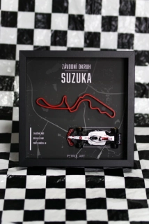 3D obraz PETROL ART - Max Verstappen - Suzuka 