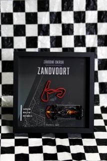 3D obraz PETROL ART - Max Verstappen - Zandvoort